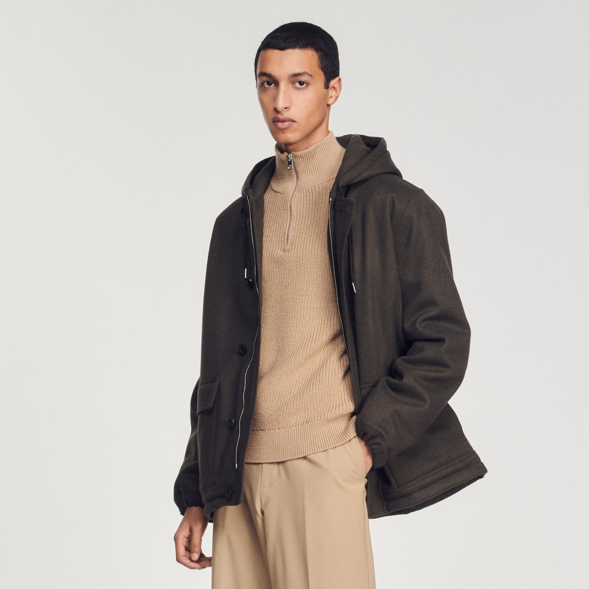 Wool cloth coat - 5