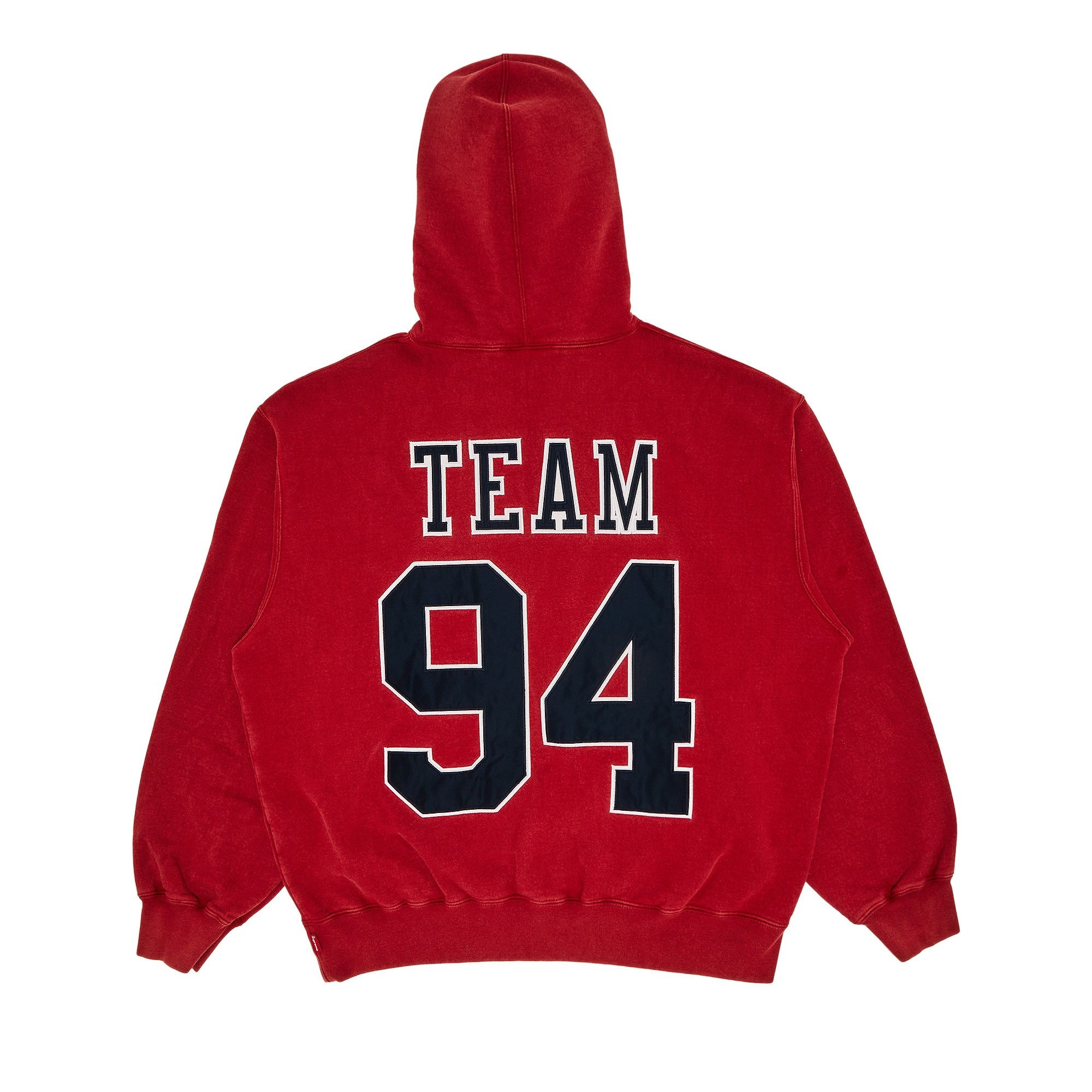 Supreme Team 94 Hooded Sweatshirt 'Red' - 2