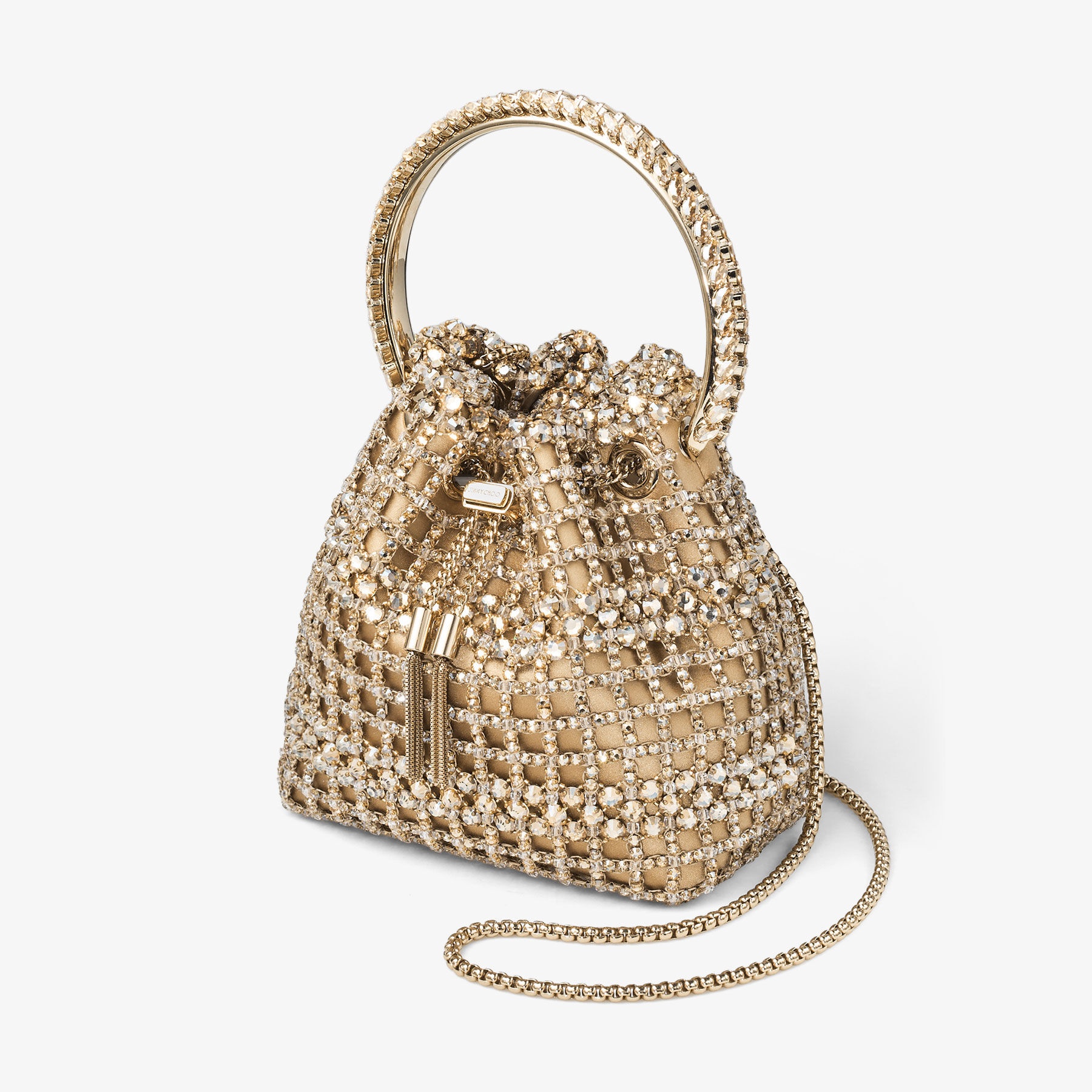 Atelier Bon Bon
Gold Satin Crystal Bag - 2