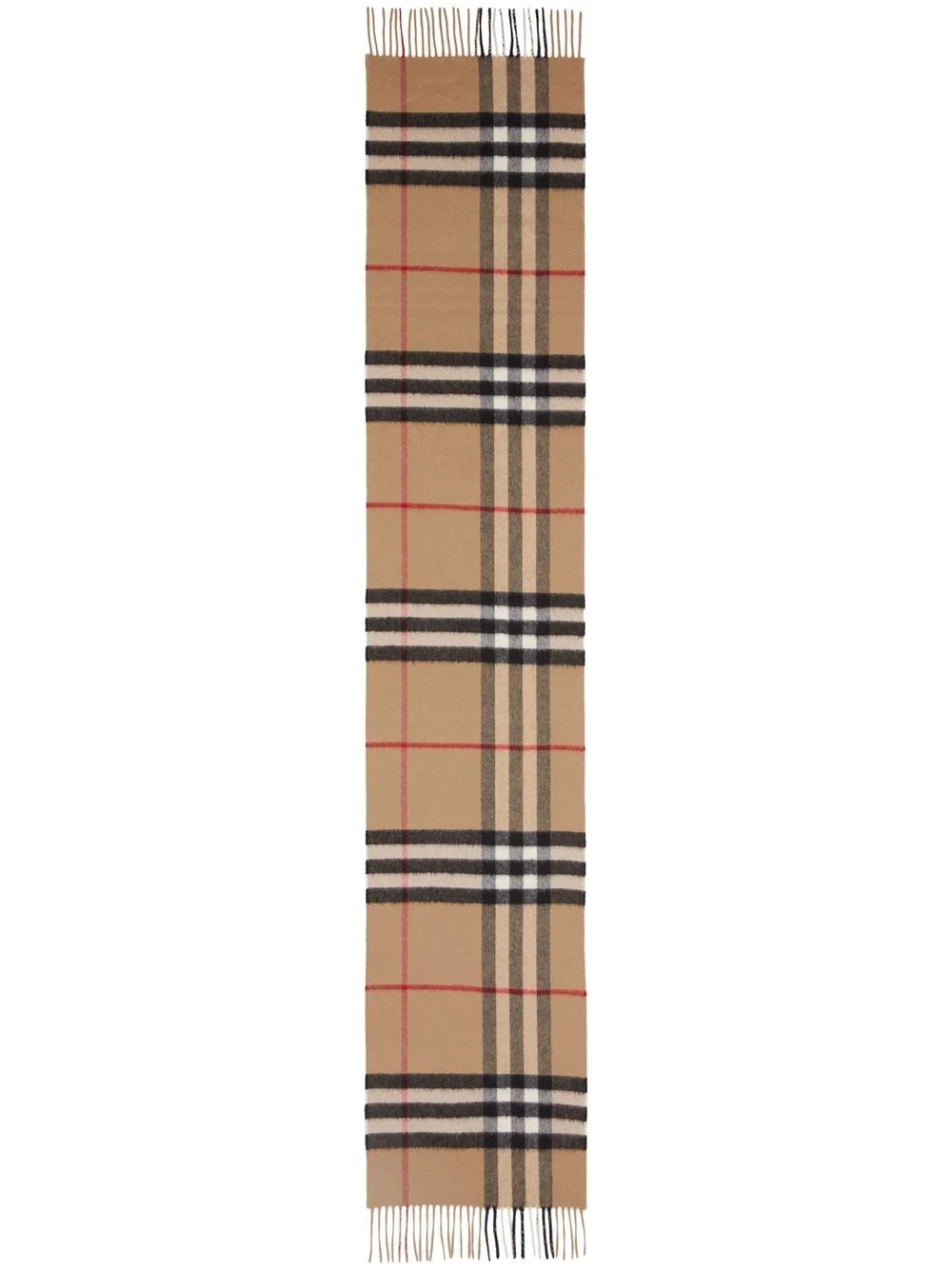 The Classic Check cashmere scarf - 1