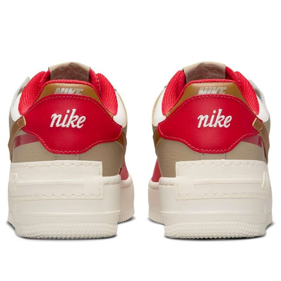 (WMNS) Nike Air Force 1 Shadow 'Phantom Fire Red Khaki' HQ3400-030 - 5