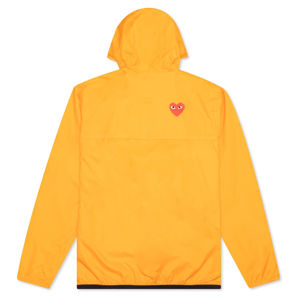 COMME DES GARCONS PLAY X K-WAY LE VRAI 3.0 LEON JACKET - ORANGE - 2