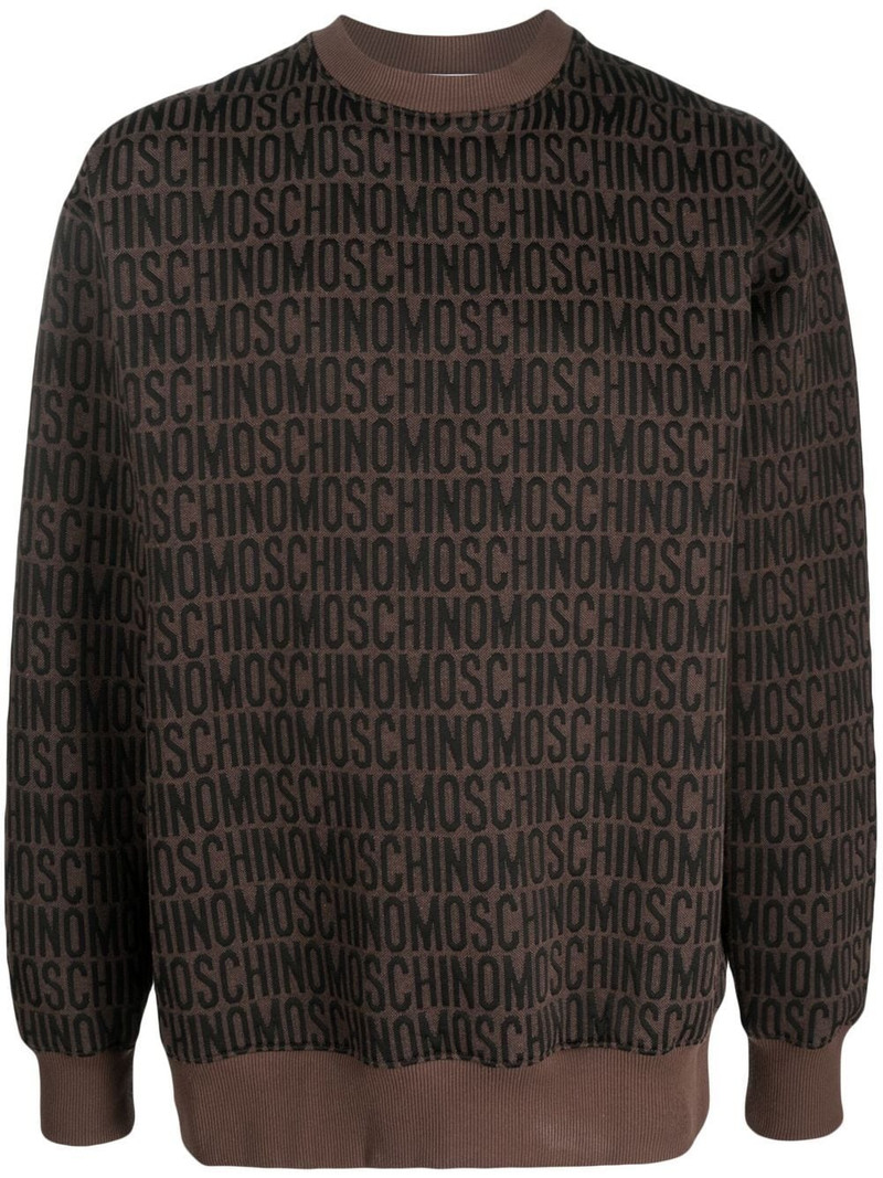 logo-print sweater 1