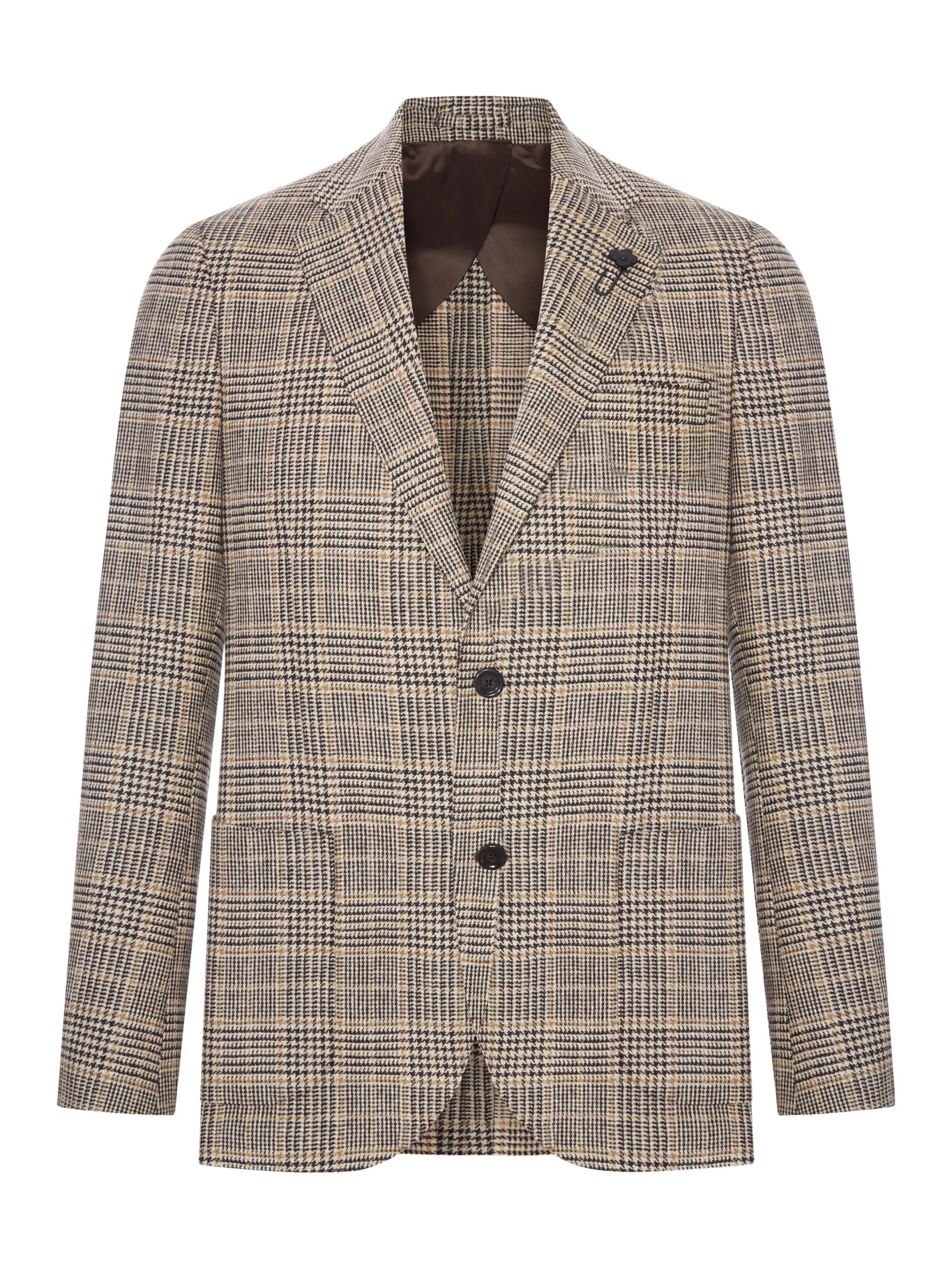 TAILORED SINGLE-BREASTED WOOL AND CASHMERE BLAZER - 1