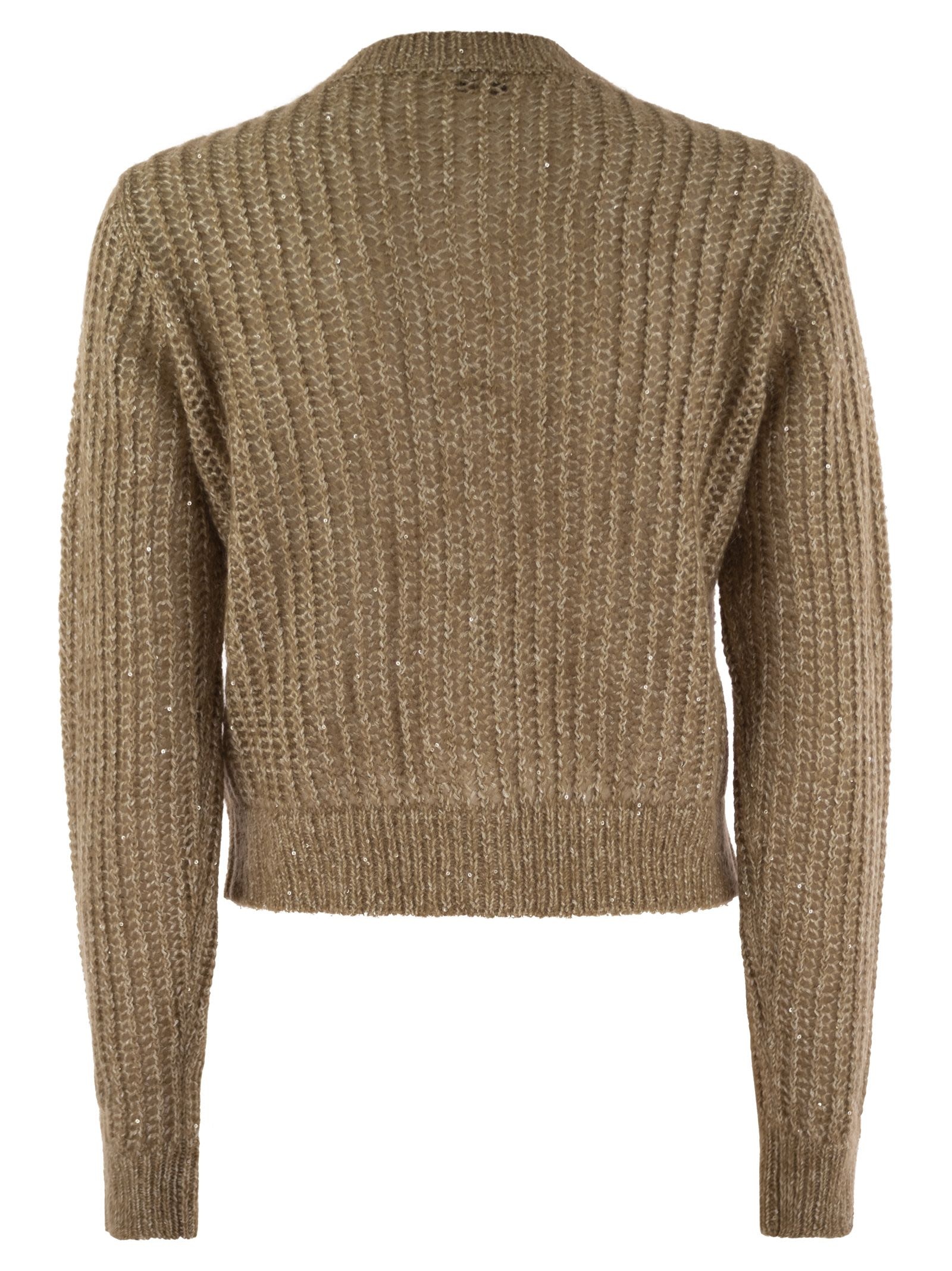 Peserico - Peserico Women Tricot Cardigan With Micro-Sequins - 2