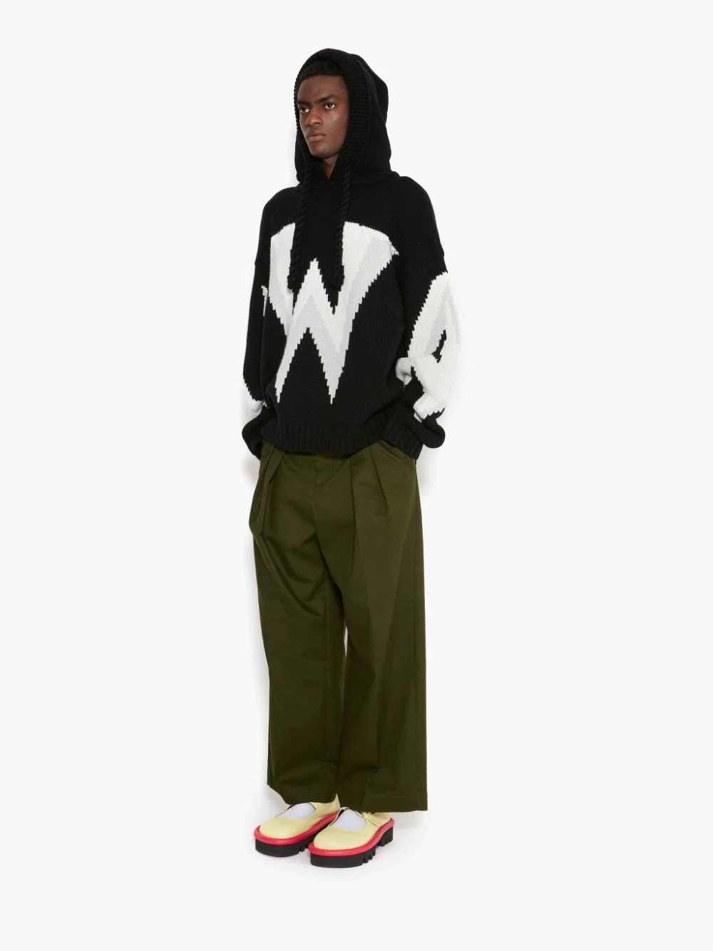 GOTHIC LOGO CHUNKY HOODIE - 3