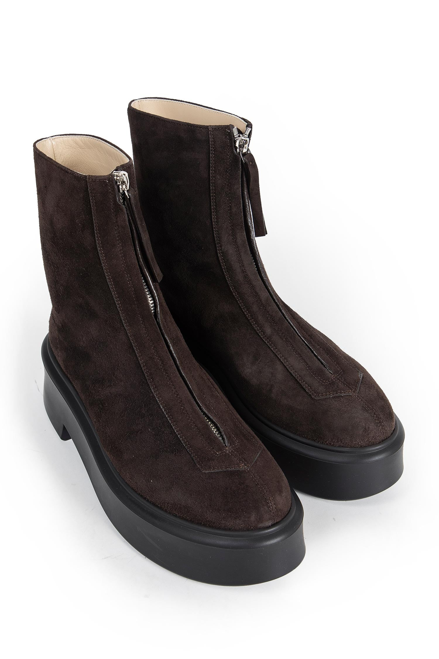 Zipped Boot In Suede - 6