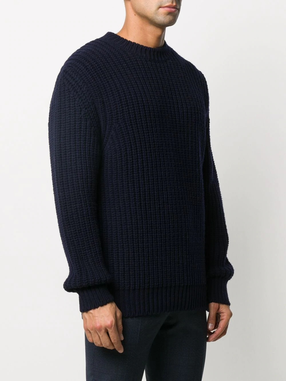 ribbed knit jumper - 3