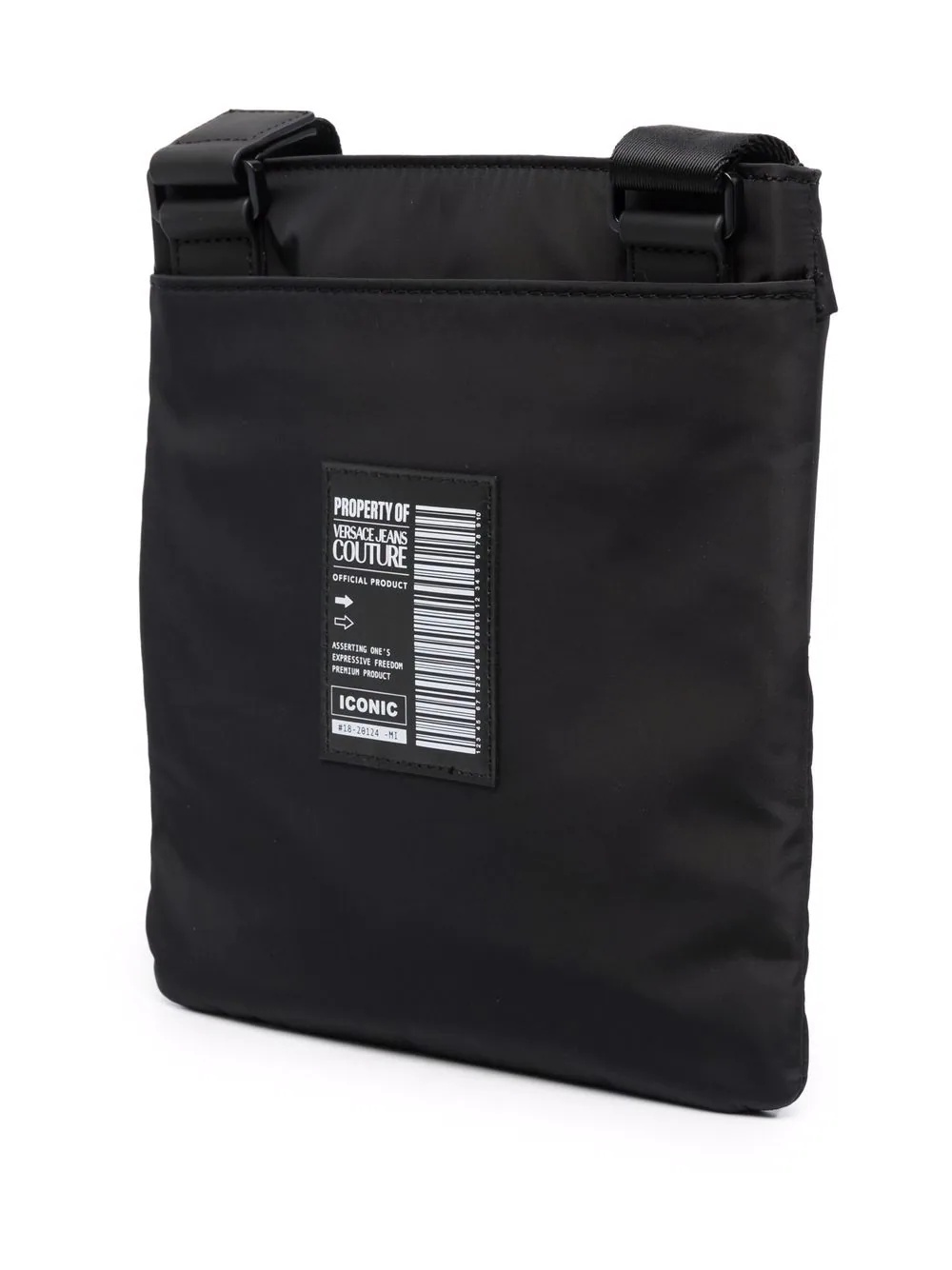 logo patch messenger bag - 3