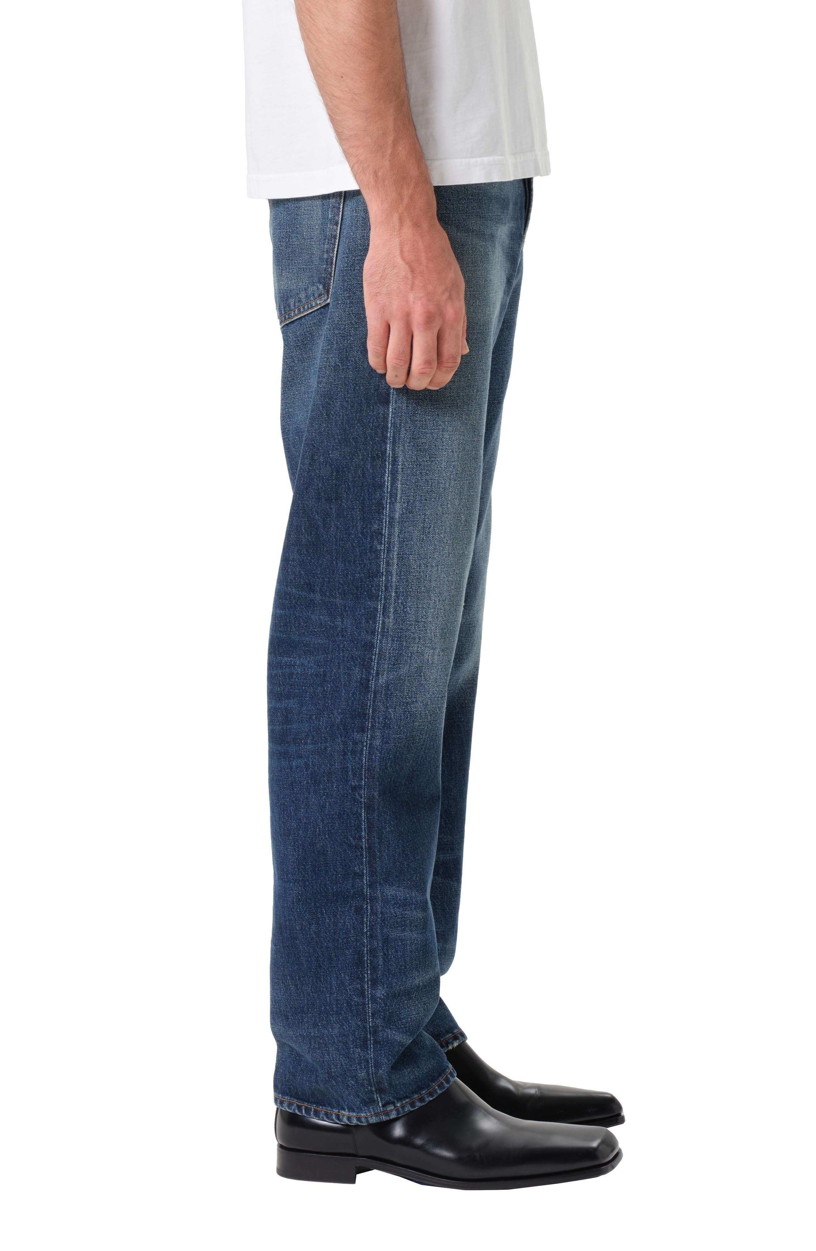 AGOLDE '90s Mid Rise Loose Straight Leg Jeans in Illuminate at Nordstrom - 3