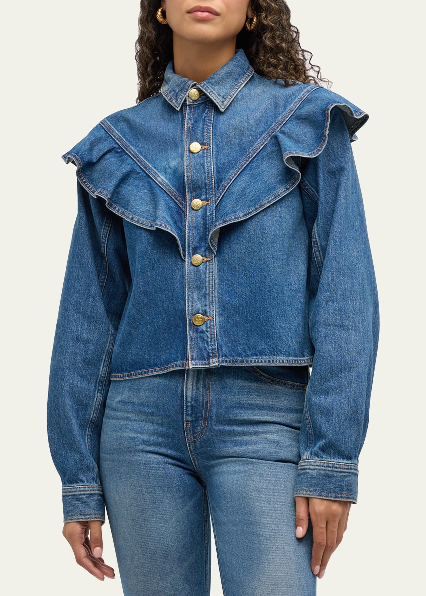 The Mathilde Denim Shirt - 4