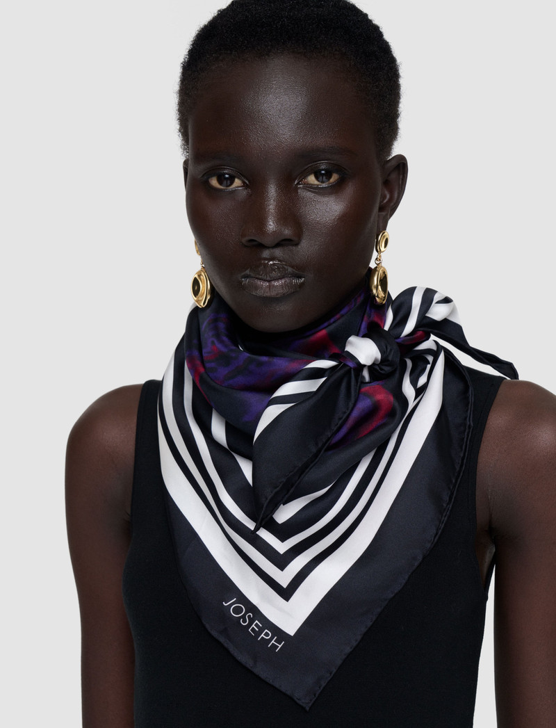 JOSEPH Layla Large Silk Scarf outlook