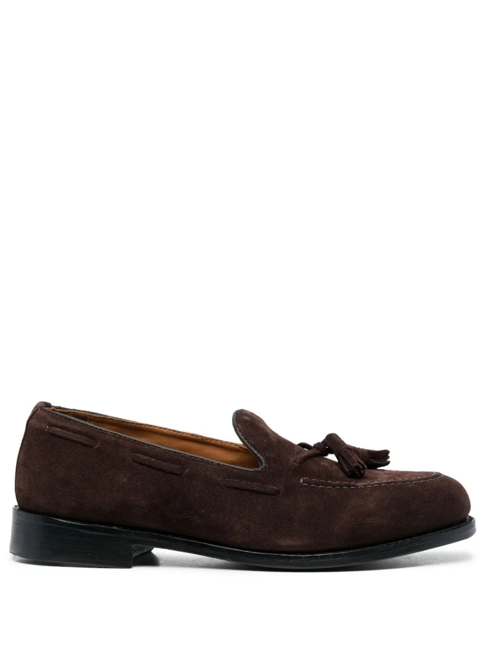 tassel-detail suede loafers - 1