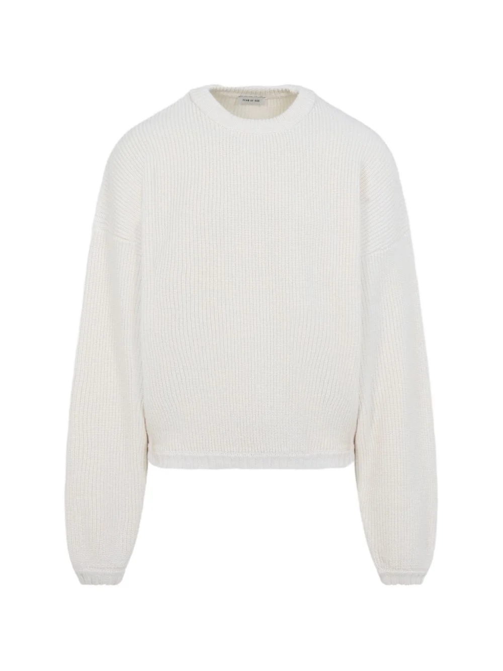 ribbed knit jumper - 1