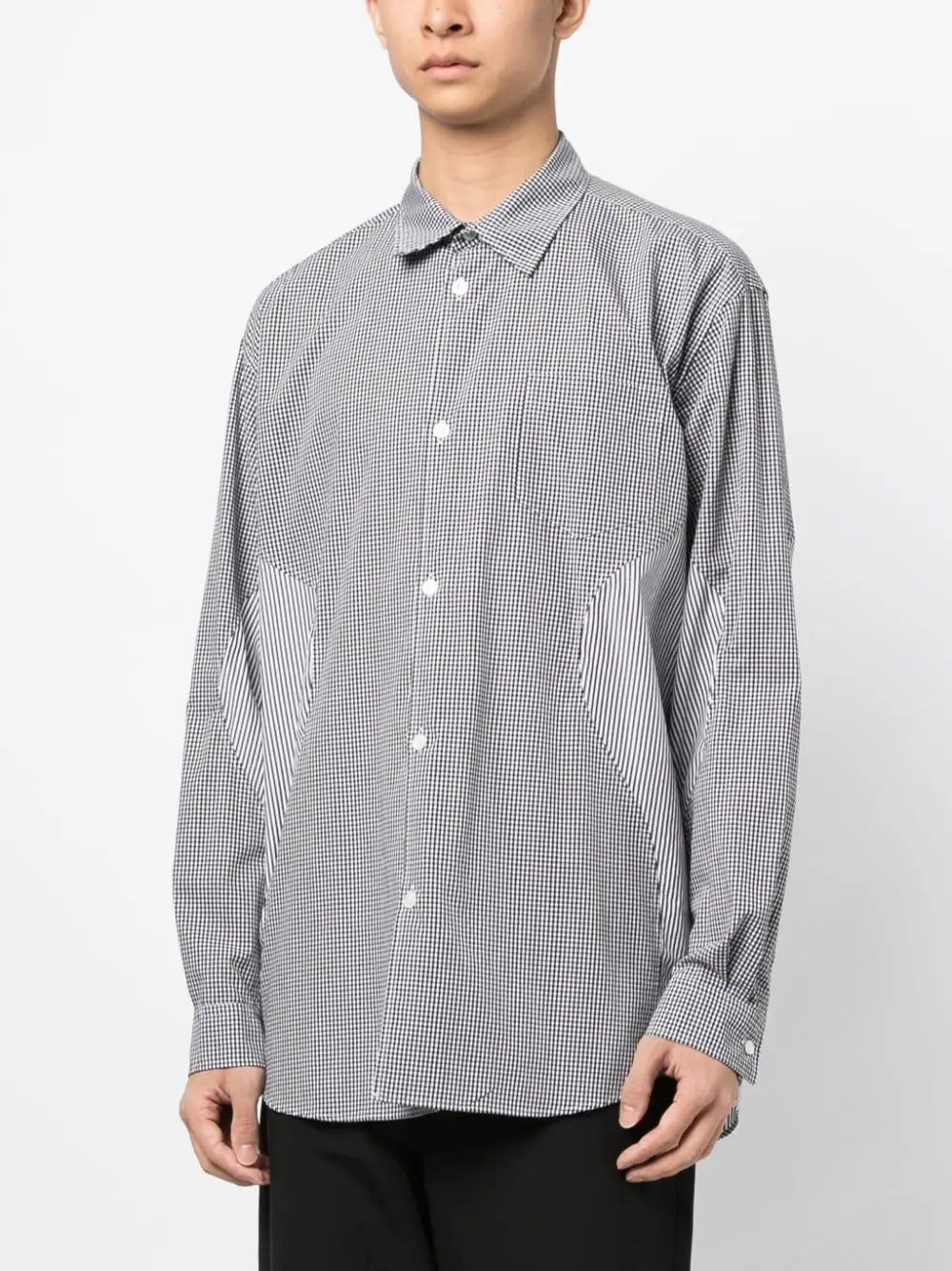 MIXED-PRINT COTTON SHIRT - 2