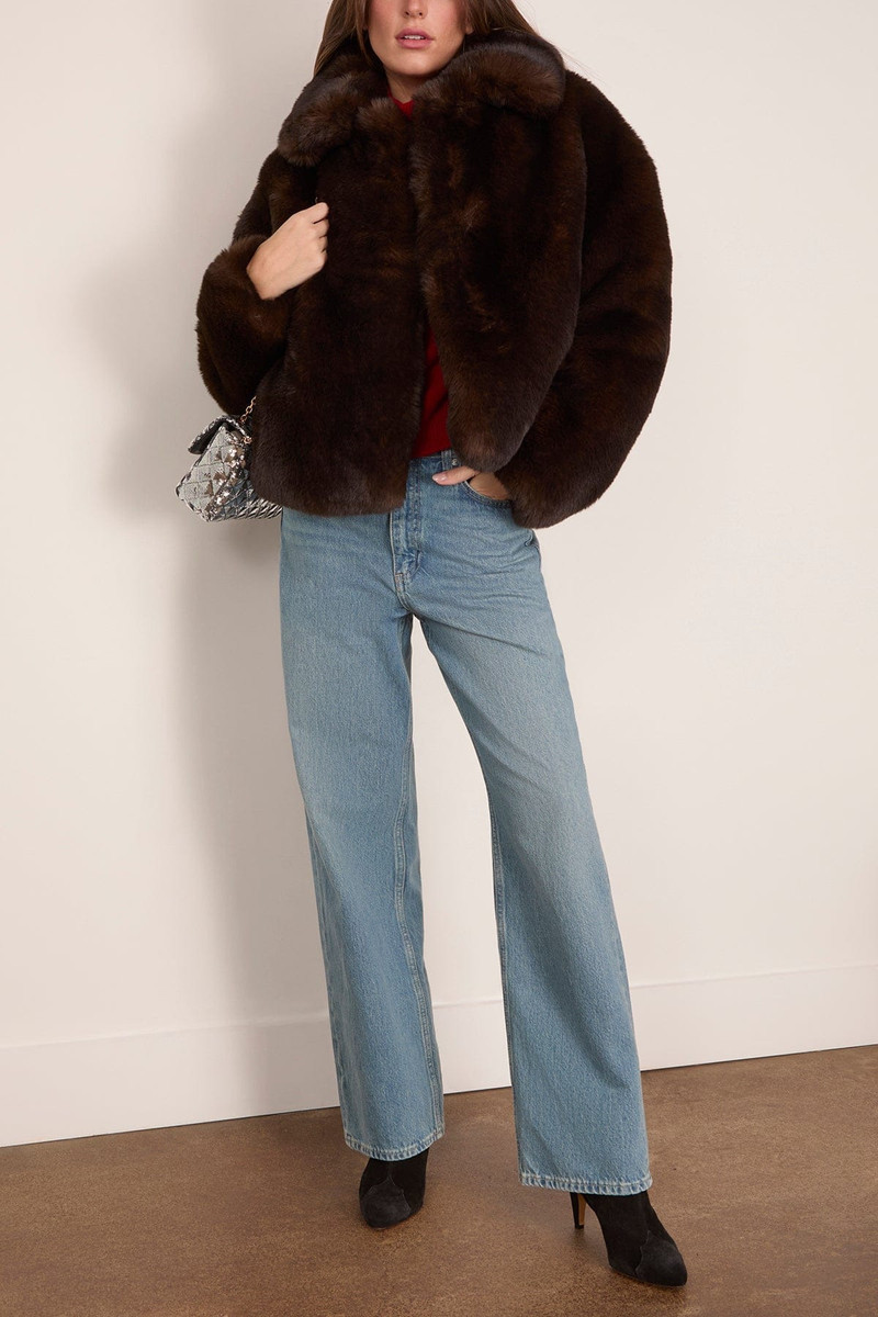 Vanessa Bruno Daniel Jacket in Marron outlook