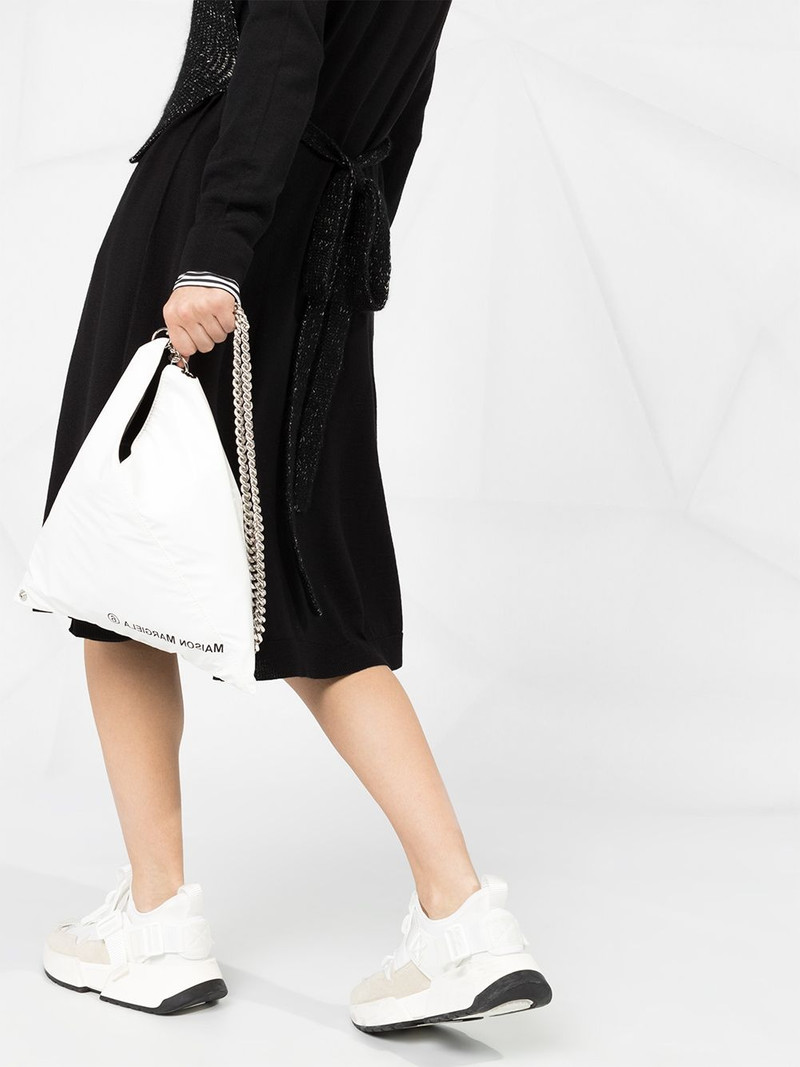 Spliced bib panel dress 5