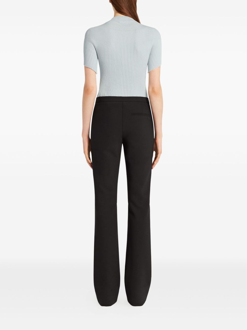 ribbed short sleeve top - 3