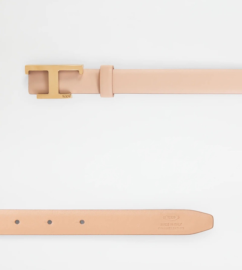 Tod's REVERSIBLE LEATHER BELT - PINK outlook
