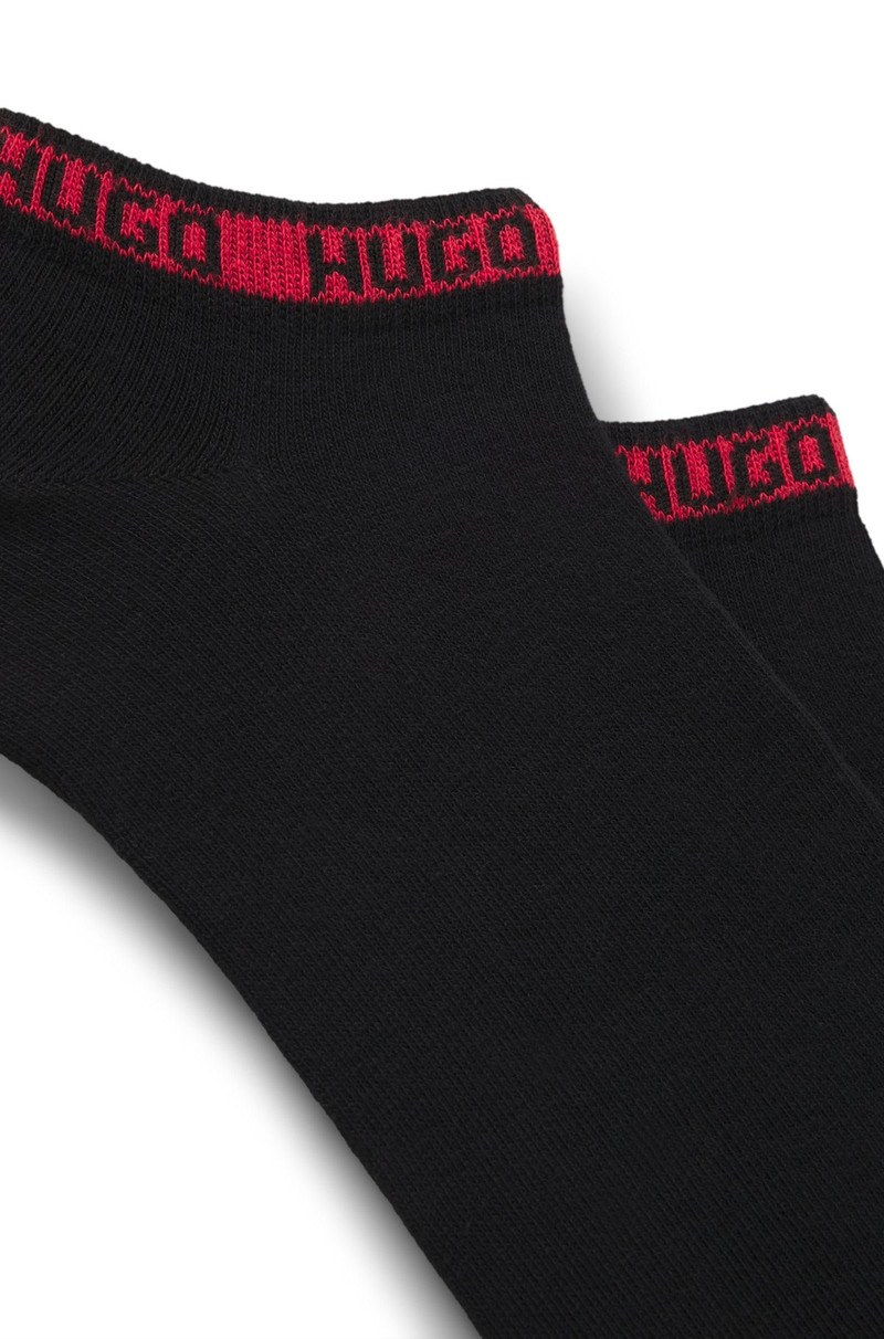 HUGO TWO-PACK OF ANKLE-LENGTH SOCKS WITH LOGOS outlook