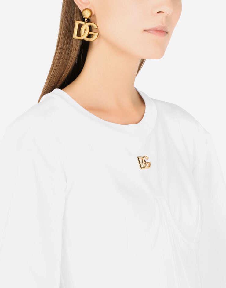 Clip-on earrings with DG logo - 2