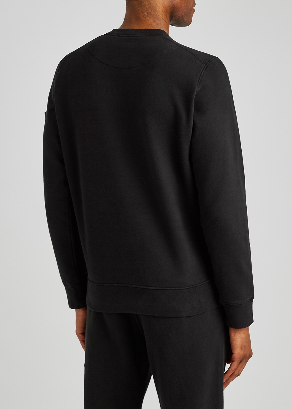 Black cotton sweatshirt - 3