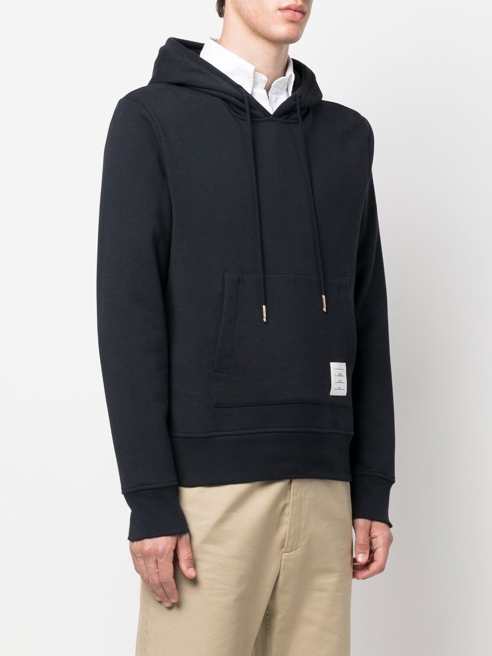 logo-patch hoodie - 4