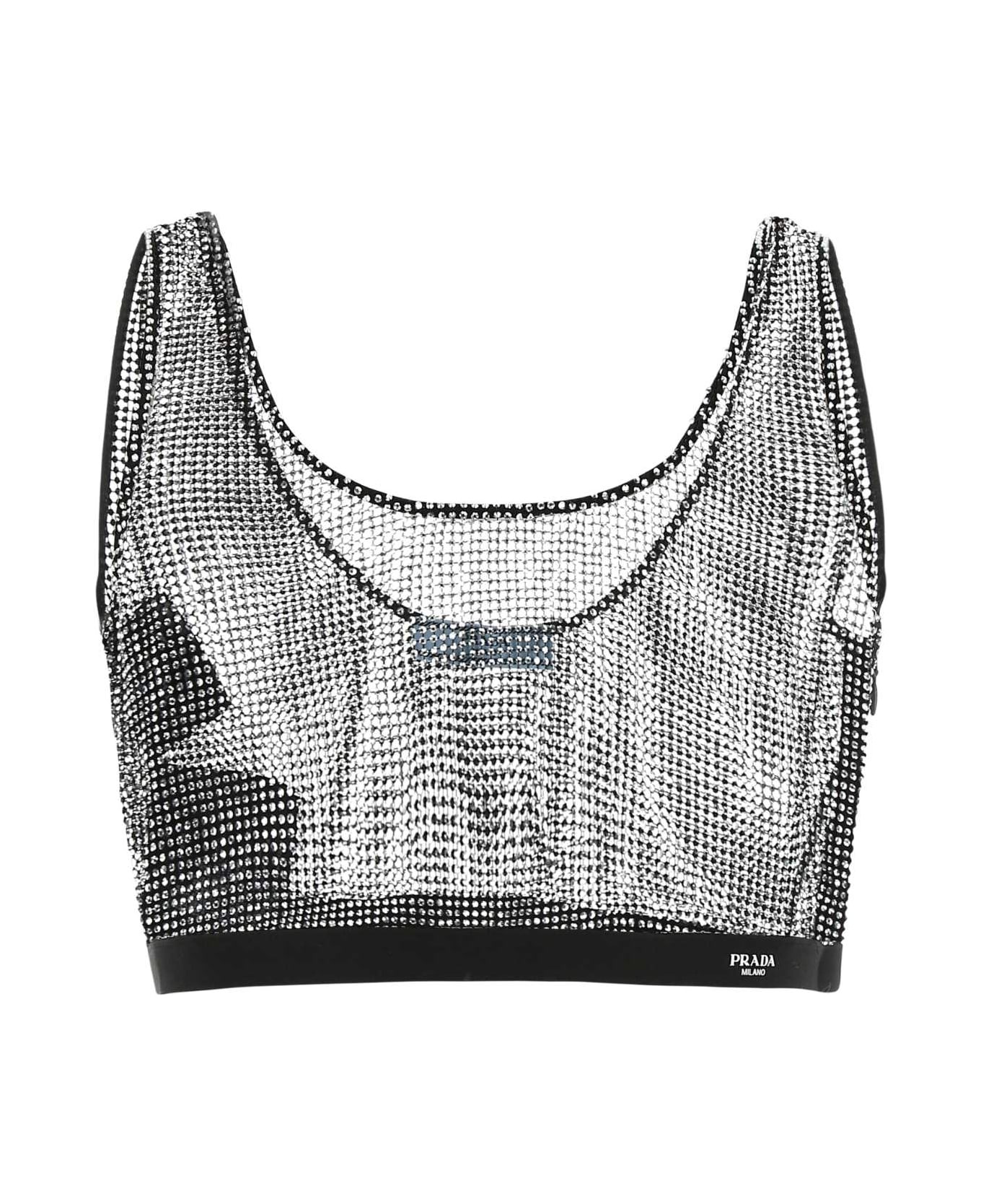 Embellished Polyester Blend Top - 1