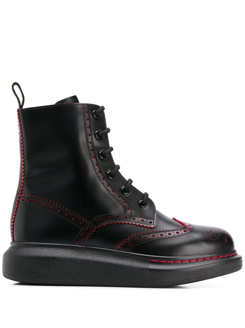 Hybrid lace-up ankle boots - 1