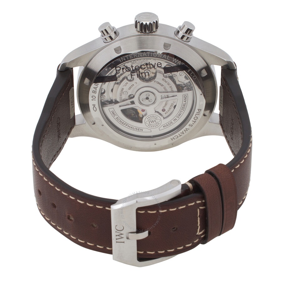 IWC Pilot Chronograph Automatic Green Dial Men's Watch IW378005 - 3