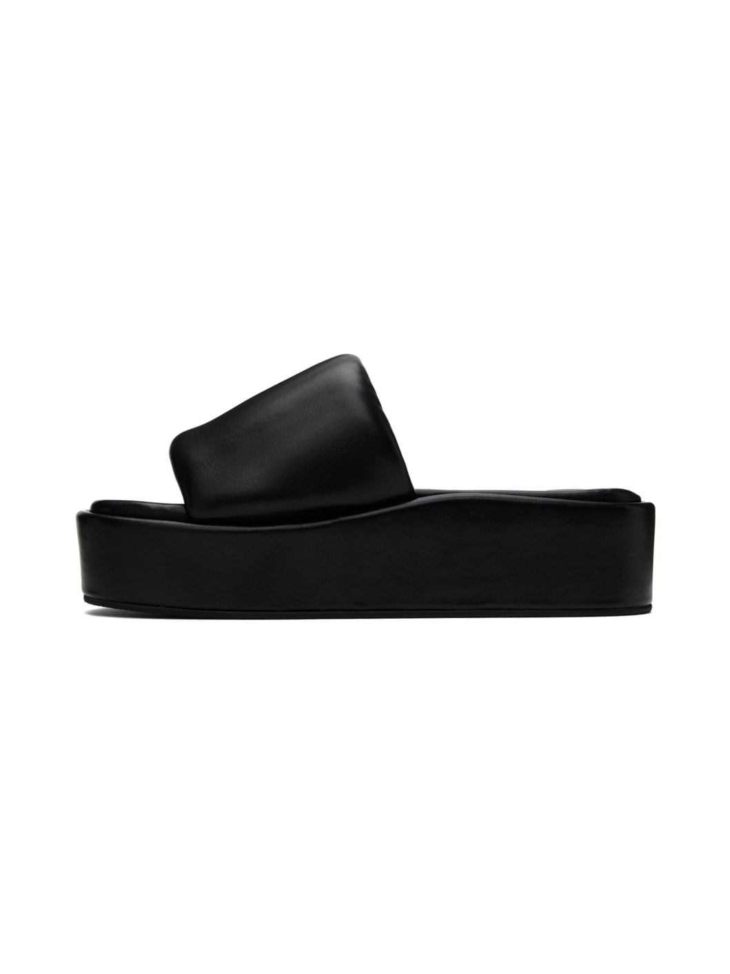 Black Phoebe Flatform Sandals - 3