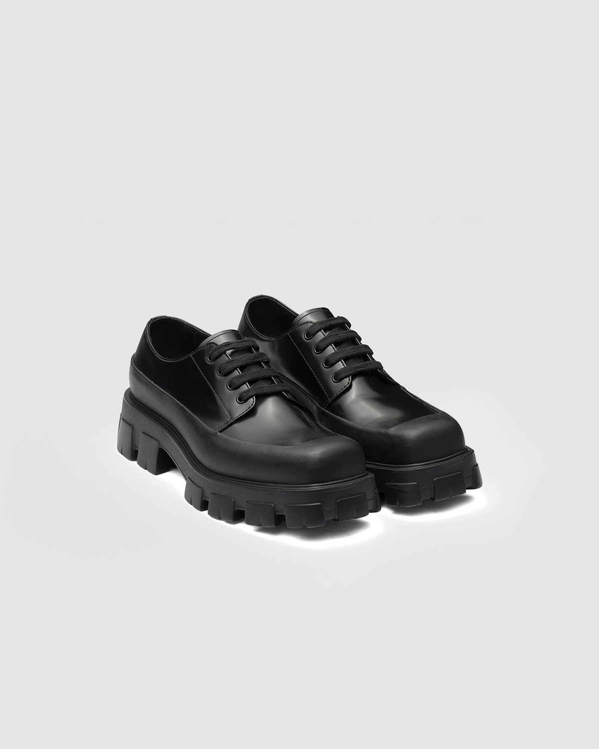Brushed leather Derby shoes - 2