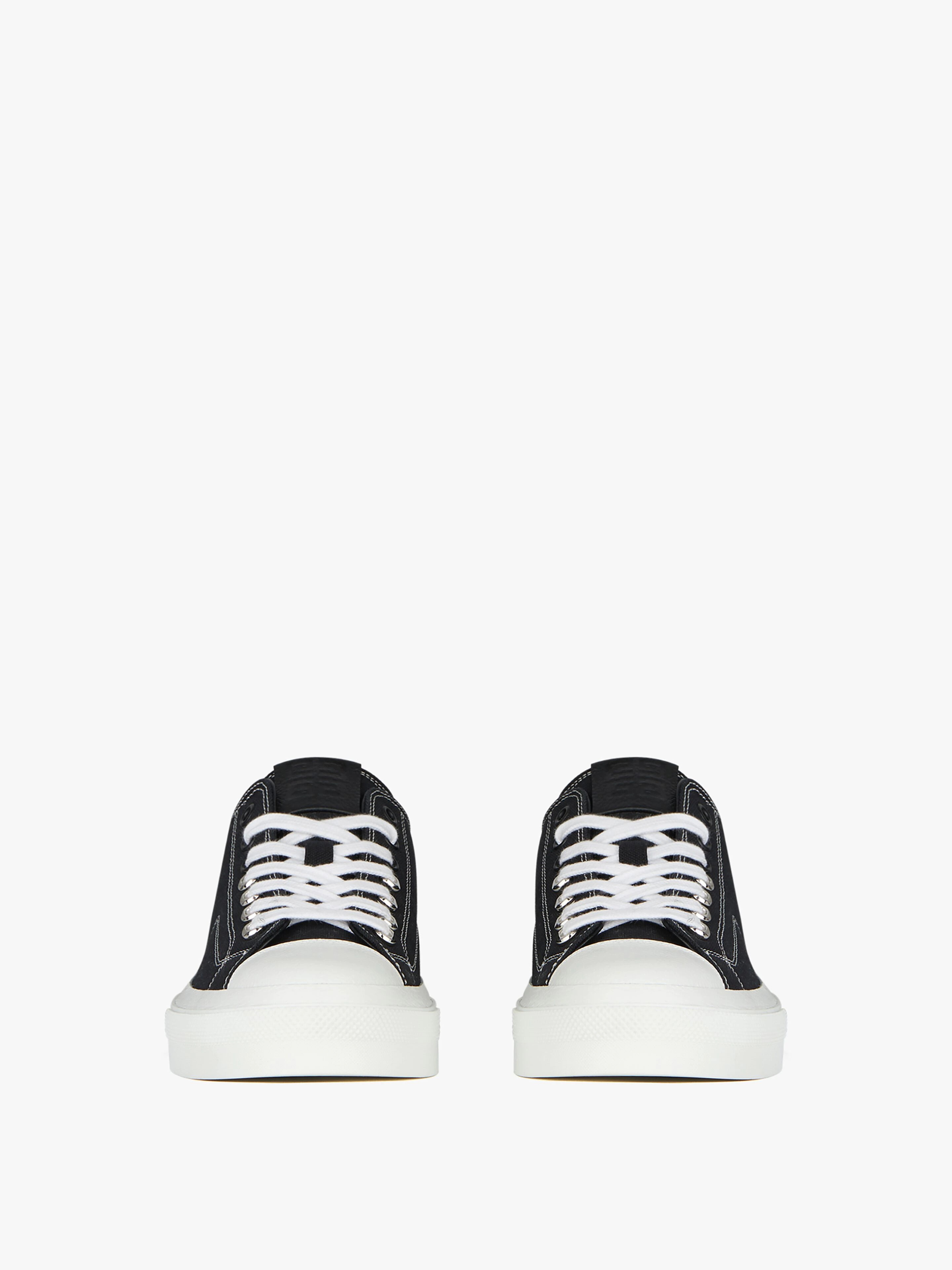 SNEAKERS CITY IN CANVAS AND GRAINED LEATHER - 2
