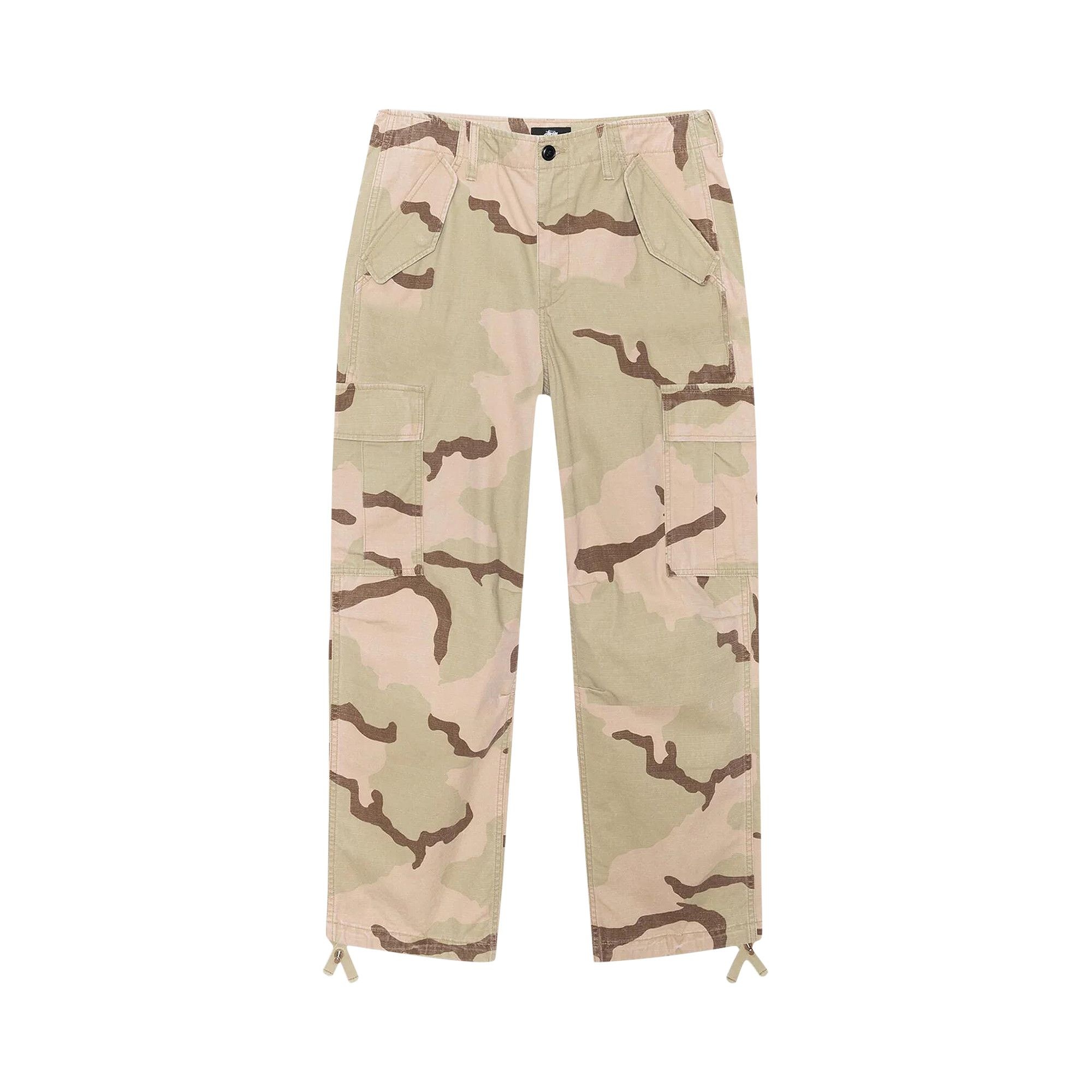 Stussy Military Cargo Pant Ripstop 'Sand Camo' - 1
