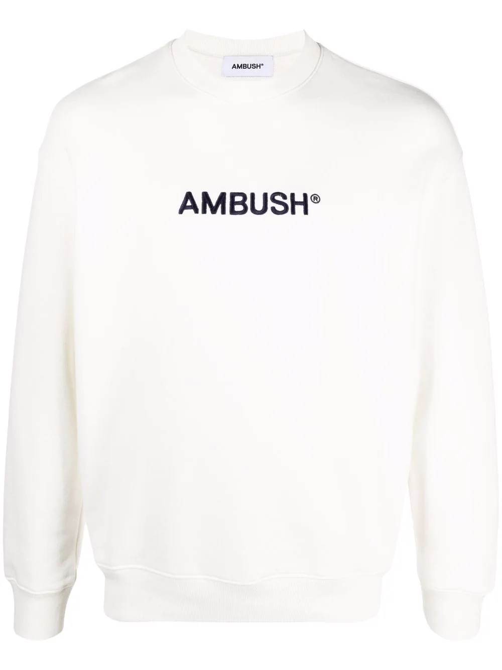 logo print sweatshirt - 1