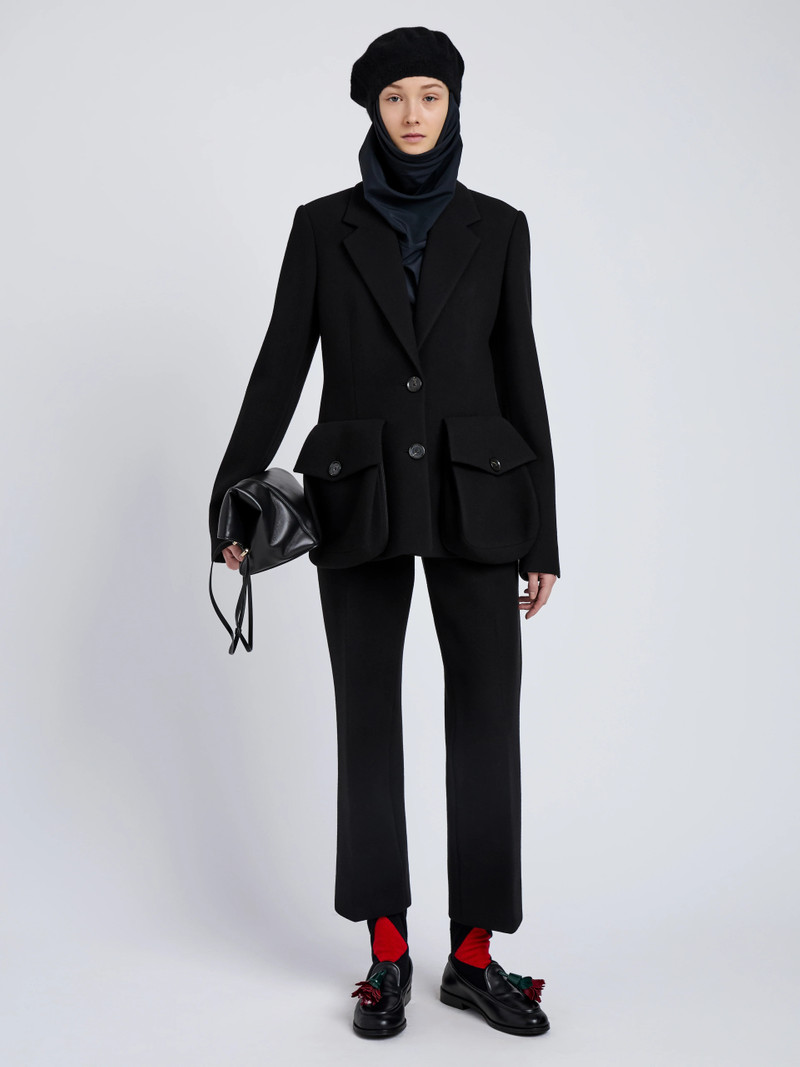 Proenza Schouler Silva Jacket in Wool Scuba outlook