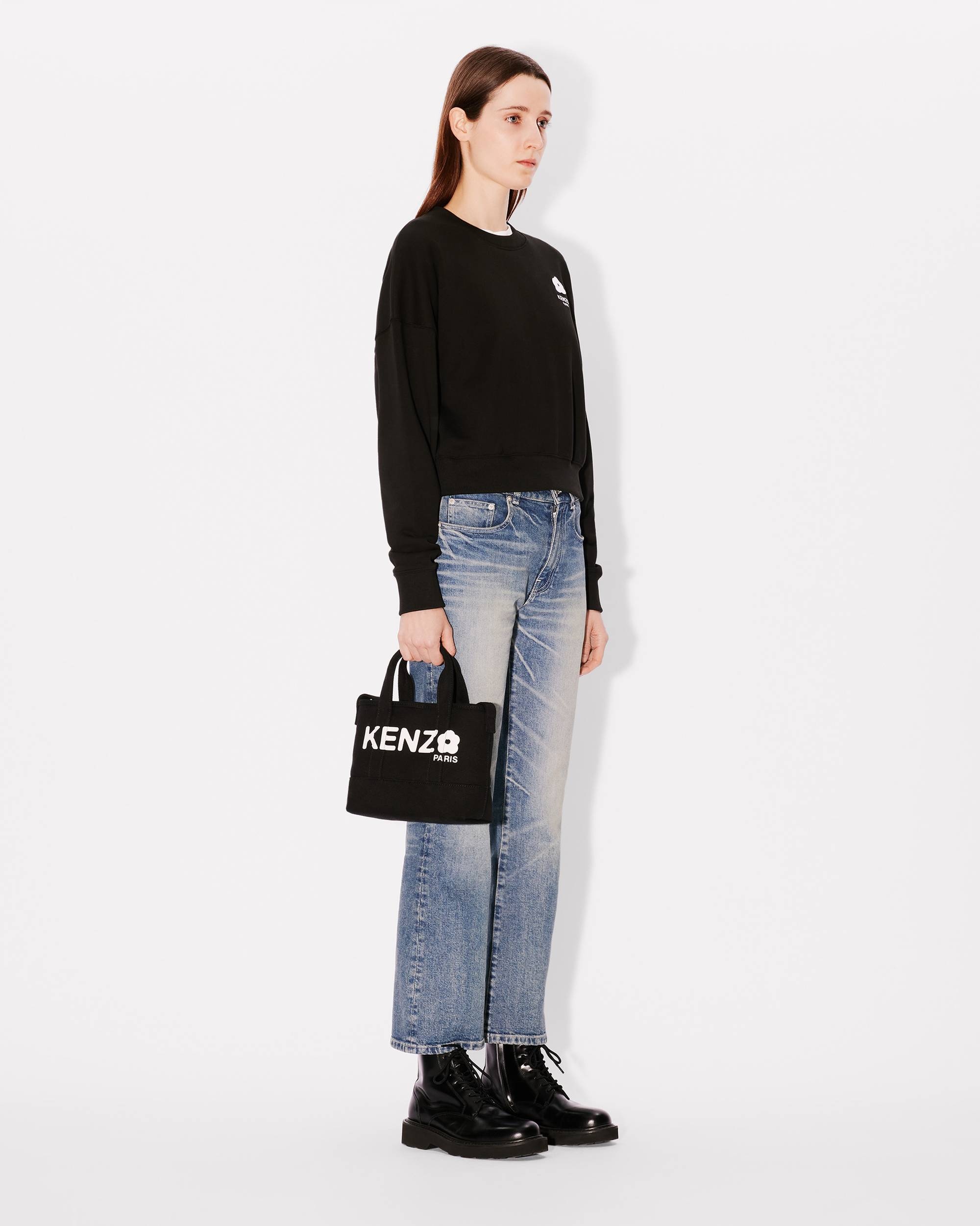 'KENZO Utility' small tote bag in canvas - 4