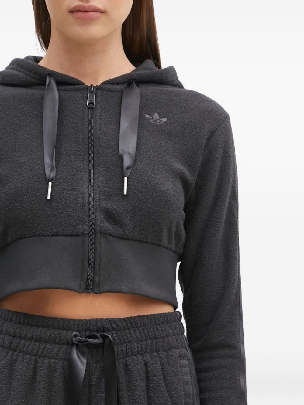FZ zip-up crop hoodie - 5