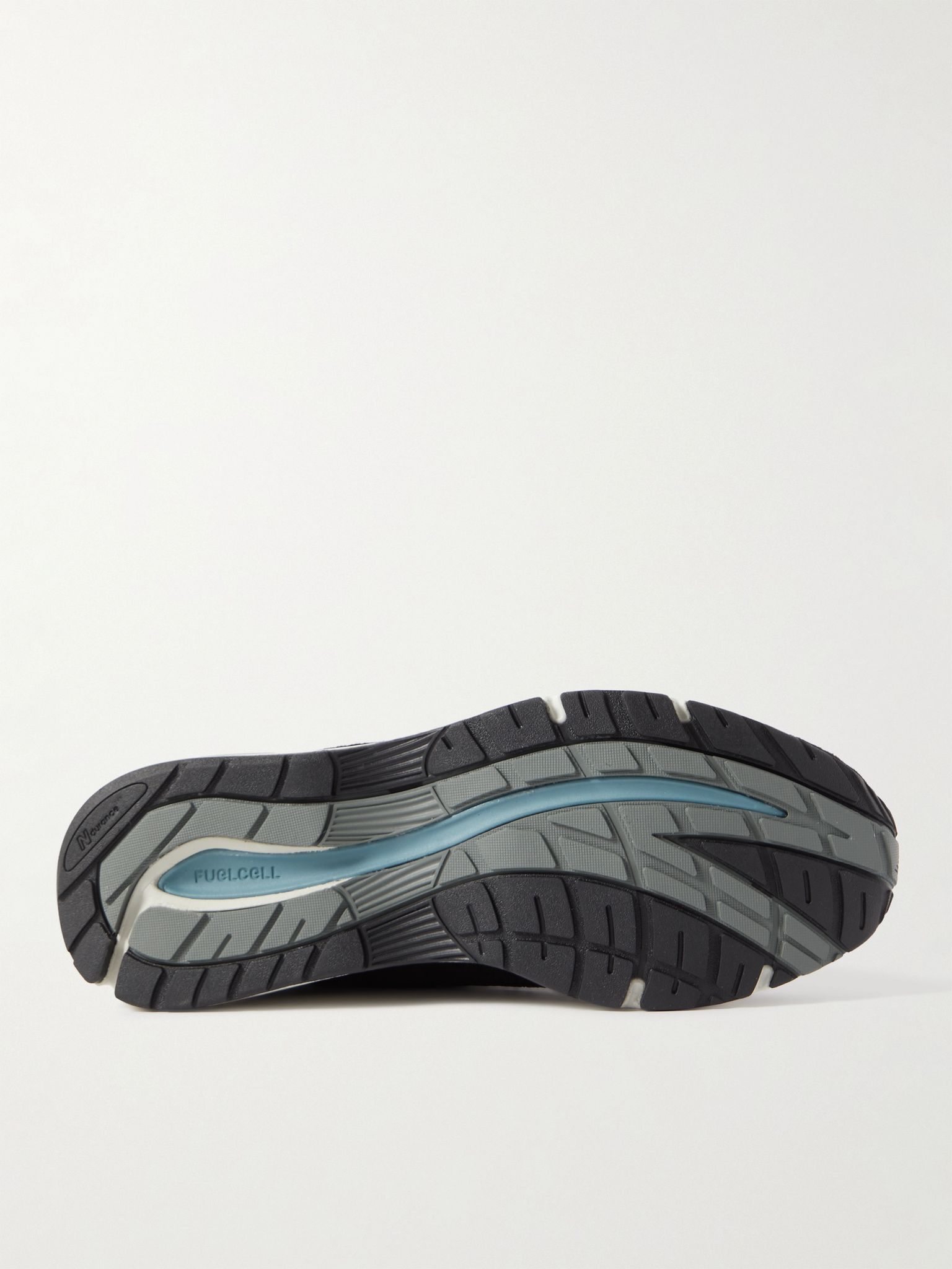 991v2 Suede, Mesh and Faux Leather Sneakers Black - 3