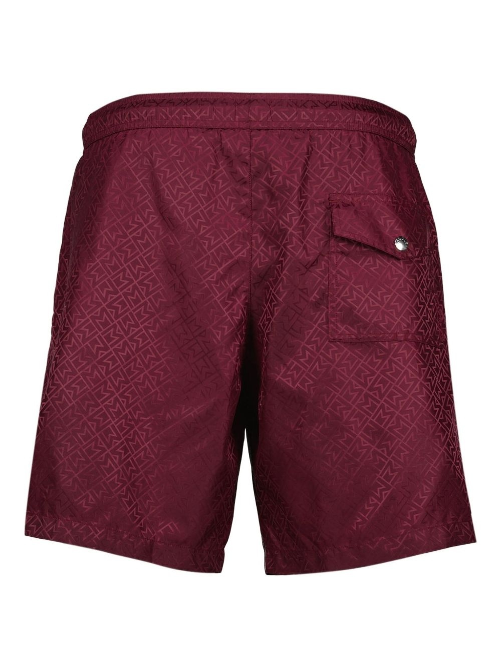 monogram-jacquard swim shorts - 2