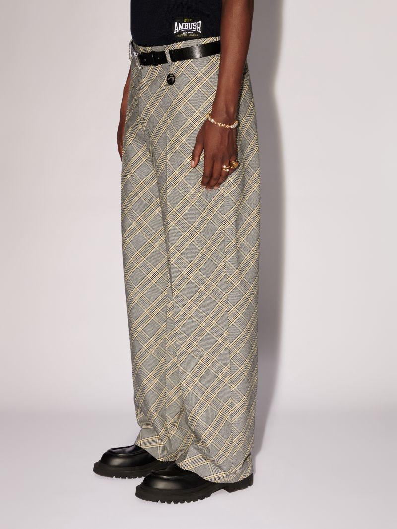 Ambush Check Trousers | REVERSIBLE