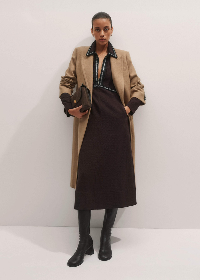 Textured Midi Dress 4