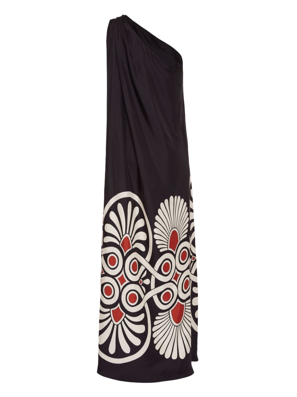 Roy geometric-print silk dress - 5