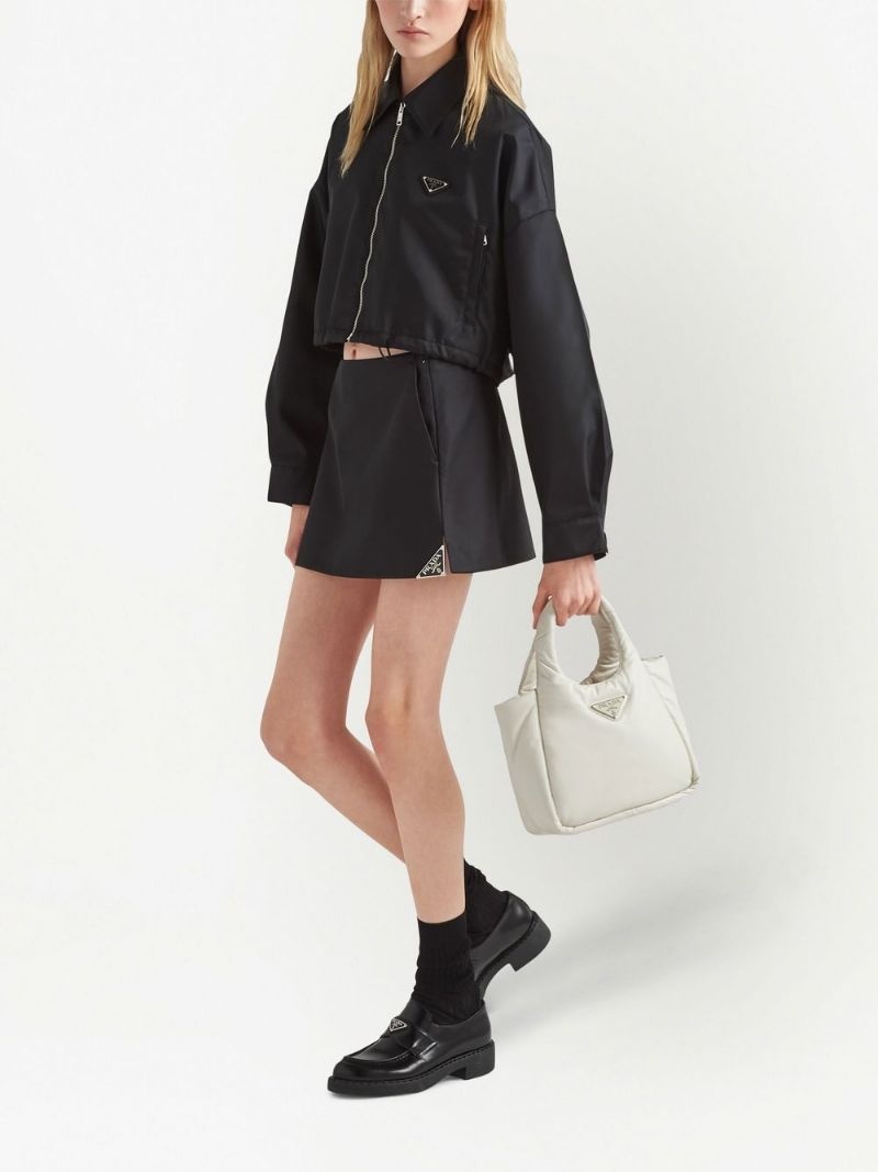 【関税＆送料込み】Prada Triangle-Logo Mini Skirt Prada triangle-logo mini skirt | farfetch | REVERSIBLE