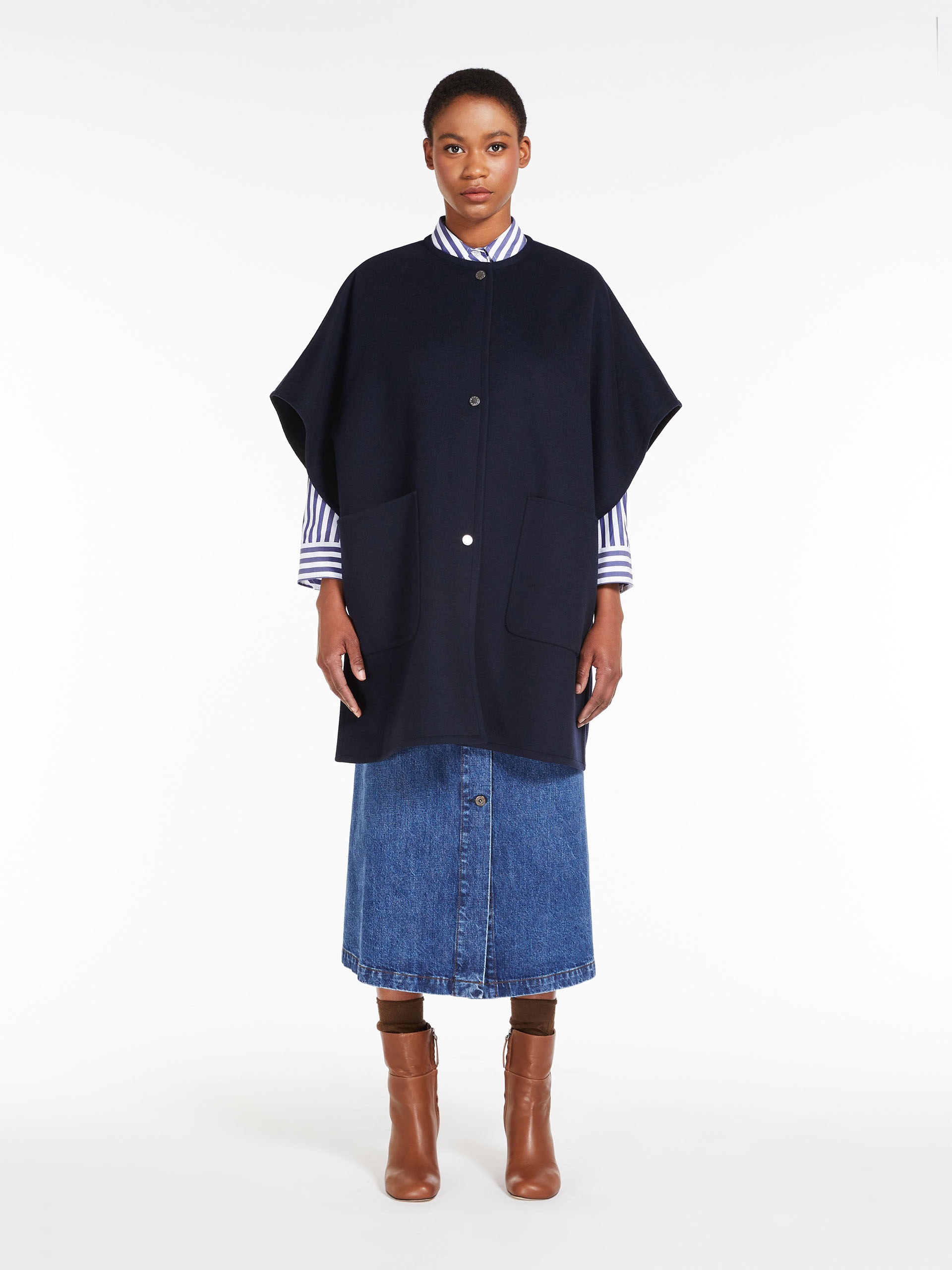DRINA Wool cape - 3