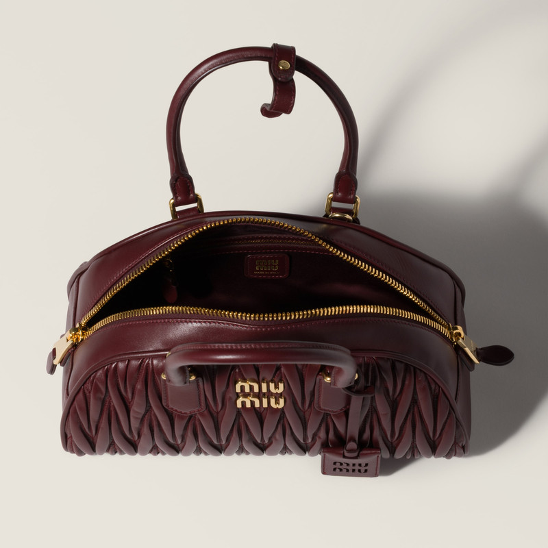 Arcadie matelassé nappa leather bag 4