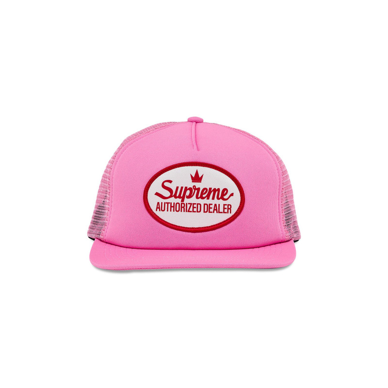 Supreme Authorized Mesh Back 5-Panel 'Pink' - 1