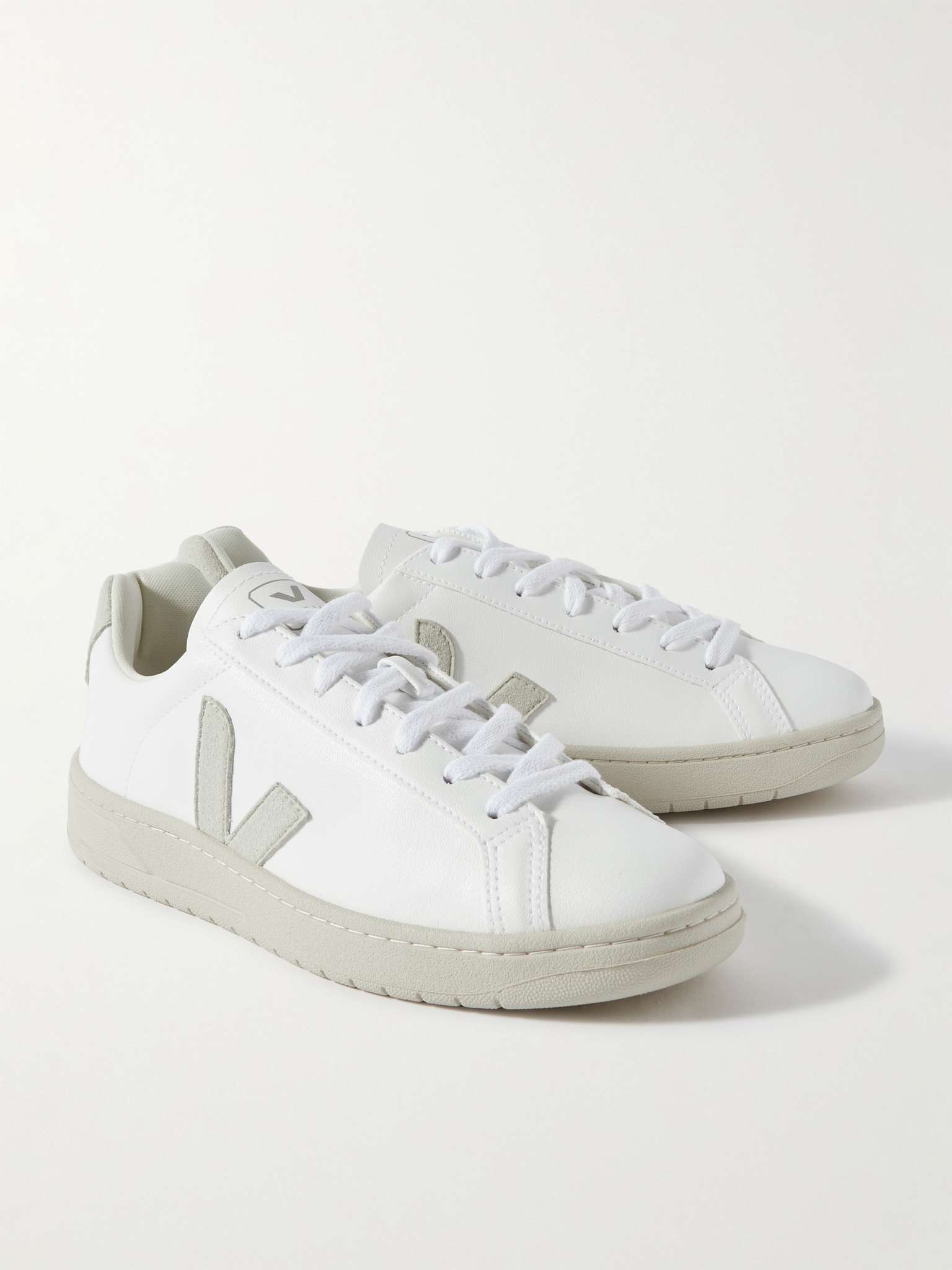 Urca Vegan Suede-Trimmed Faux Leather Sneakers - 4