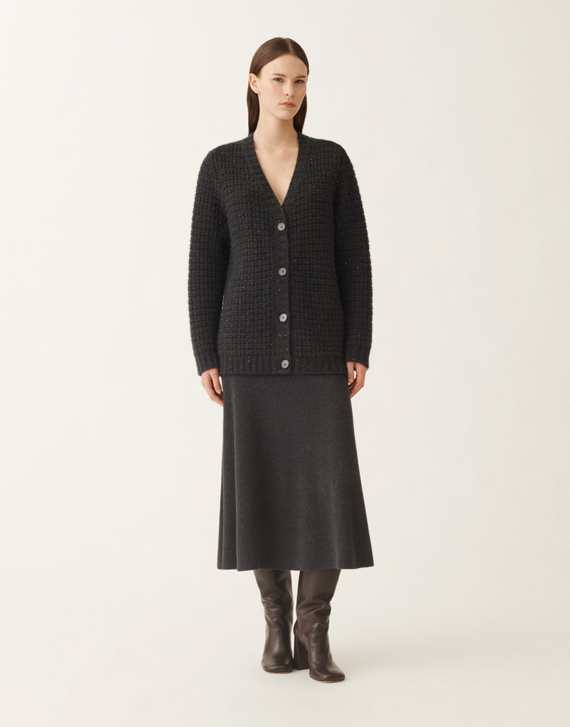 Platinum cardigan with sequins 3