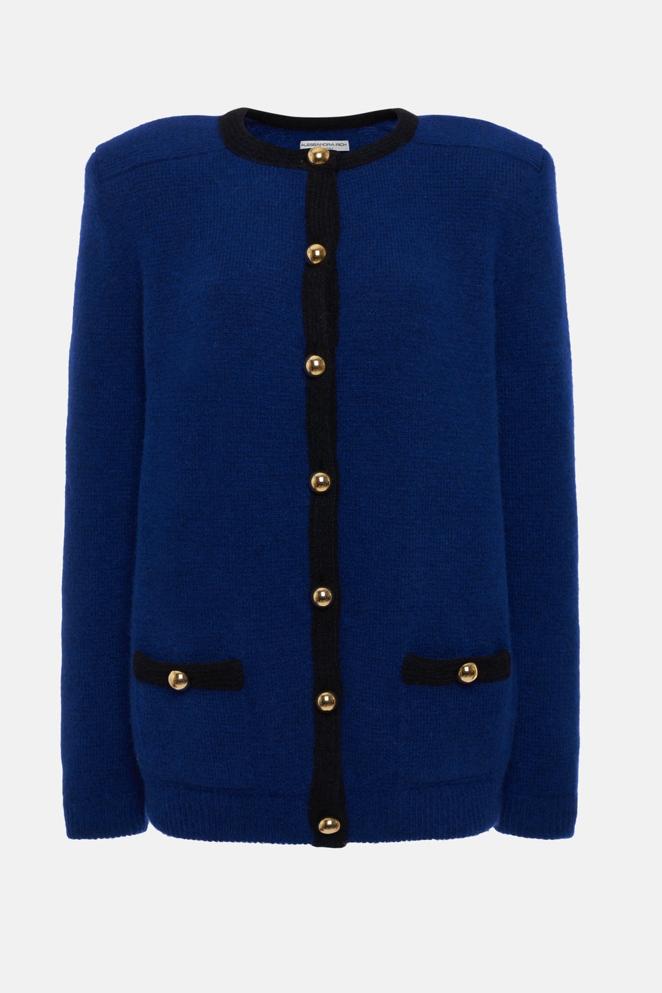 OVERSIZED ALPACA KNITTED CARDIGAN - 1